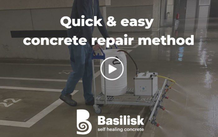 Snel en gemakkelijk aanbrengen van beton reparatiemiddel