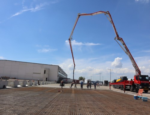 Loading pit floor of Prologis equipped with Self-Healing Concrete